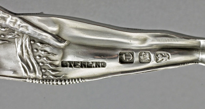 Canadian Antique Silver Indian Spoon - Brandon College, Manitoba
